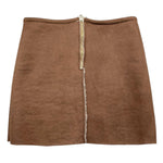 MARC ELLIS gonna tinta unita in camoscio Marrone per Bambina JMJSK00666 MARRONE MARC ELLIS 