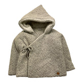 PAZ RODRIGUEZ cappotto tinta unita con cappuccio Grigio per Neonato 012130927 GRIGIO PAZ RODRIGUEZ 