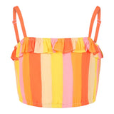 Billieblush Top Multicolor con Frange per Neonata U20943 ARANCIONE BillIEBLUSH 