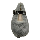 DOU DOU ballerina tinta unita peluche con fibia Grigio per Bambina 24BALL445 GRIGIO DOU DOU 