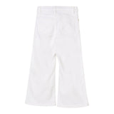Twinset Pantalone Modello A Palazzo Tinta Unita per Bambina 251GJ2611XX BIANCO TWINSET 