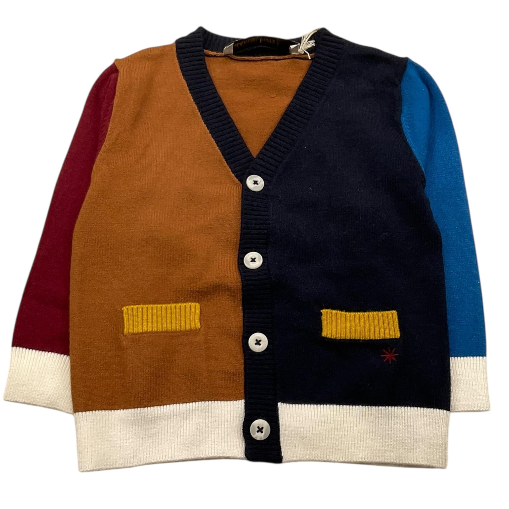 MANUEL RITZ cardigan multicolor con taschini Multicolor per Bambino MR2714J MULTICOLOR MANUEL RITZ 