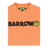 Barrow Kids T-Shirt Girocollo Tinta Unita con Logo per Bambino S5BKJUTH082 ARANCIONE BARROW KIDS 