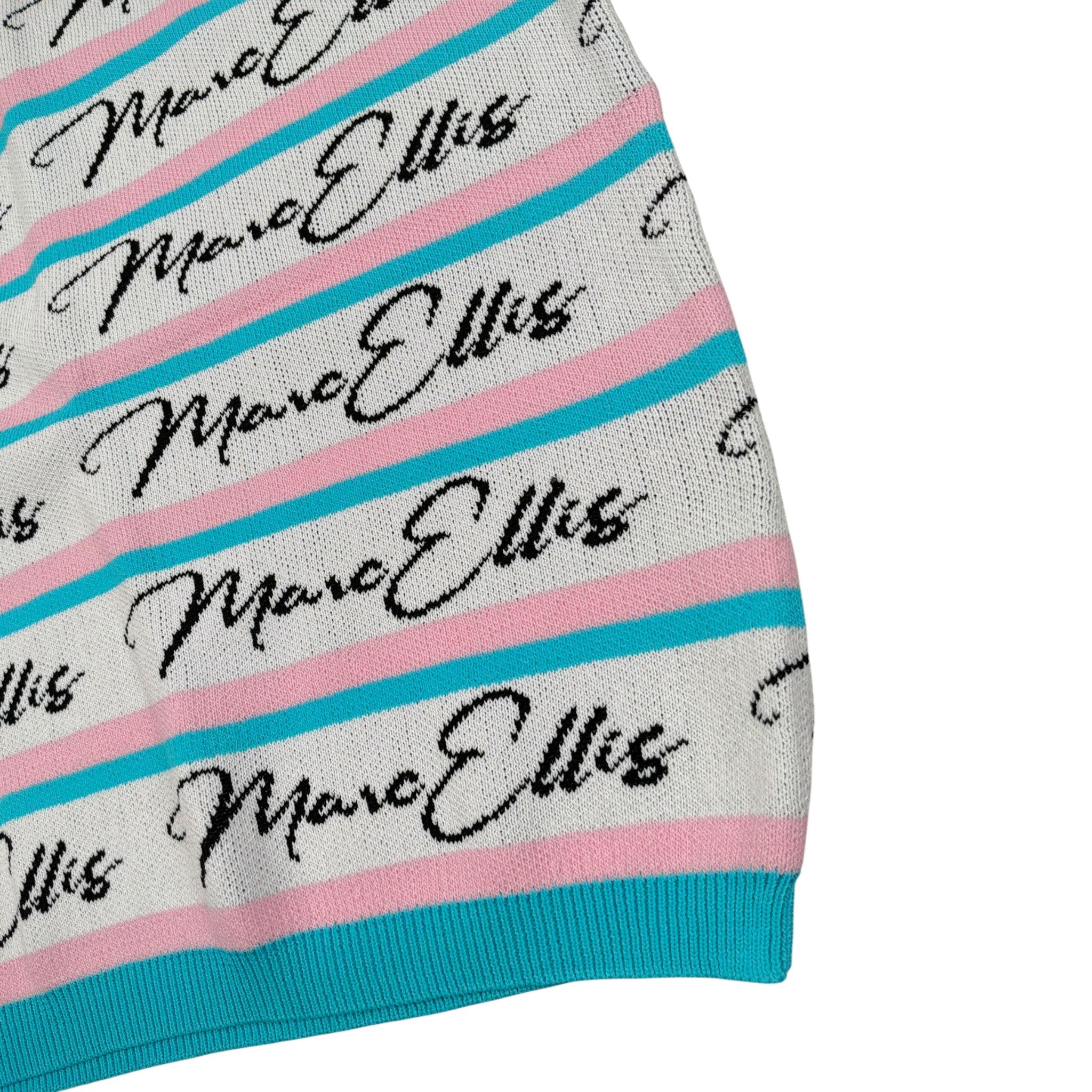 Marc Ellis Gonna Tinta Unita con Stampa per Bambina JMJSK01202 BIANCO MARC ELLIS 