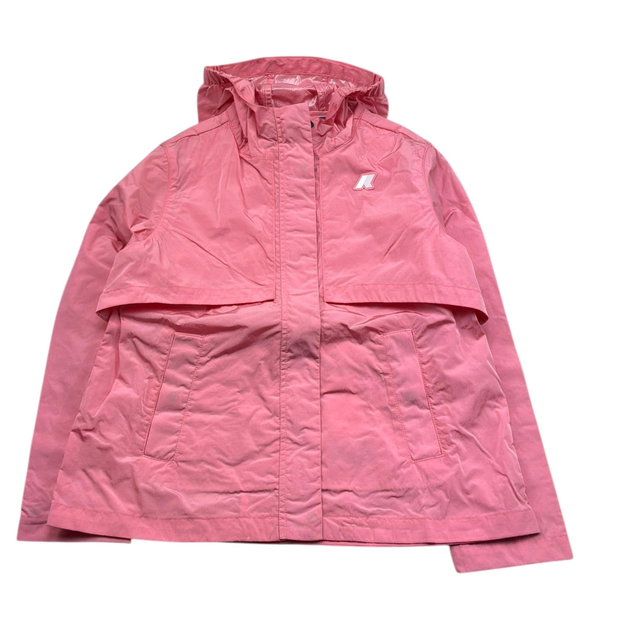 K-Way Giubbino Tinta Unita con Zip per Bambina K7136VW ROSA K-WAY 
