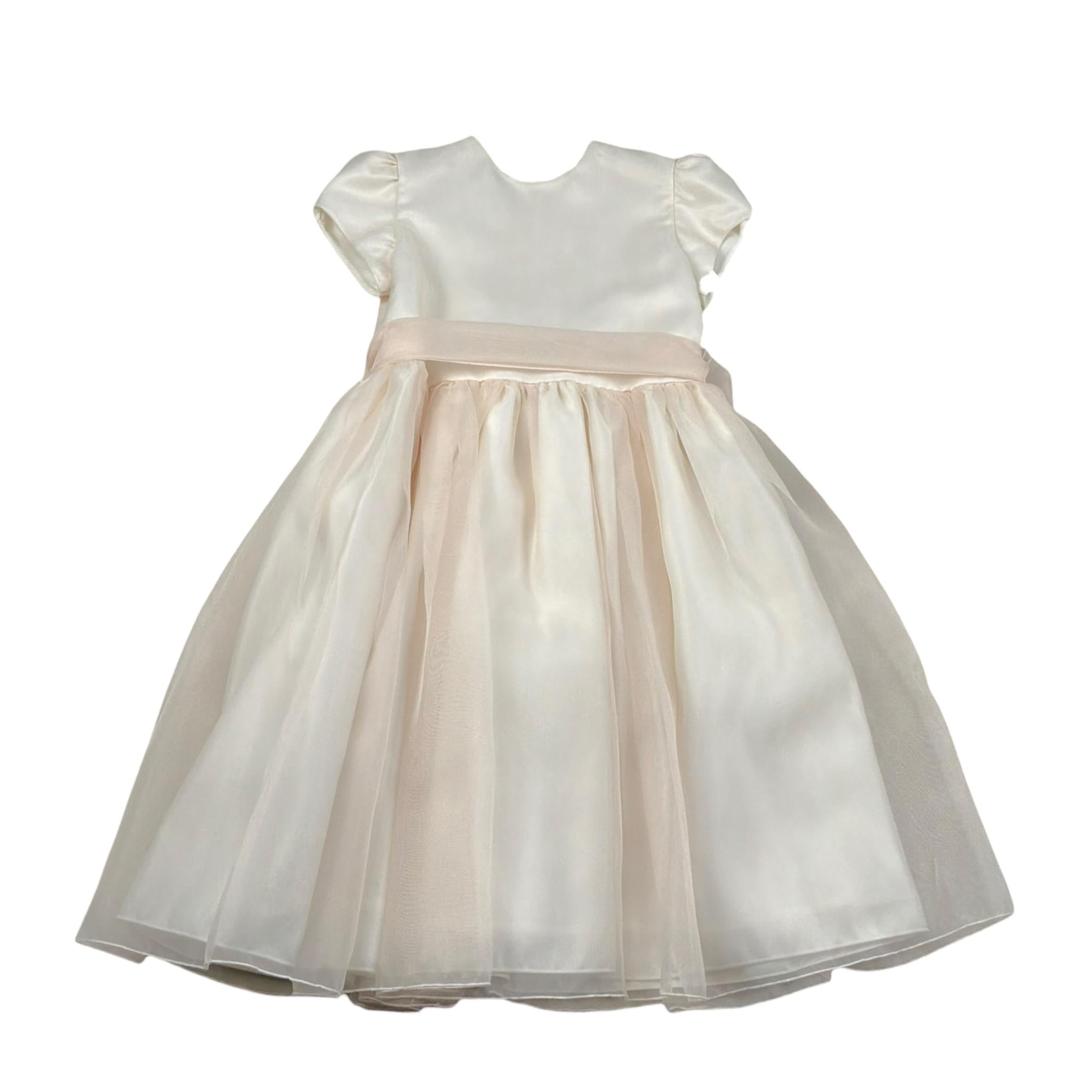 Childrenfashionatelier Abito Cerimonia Tinta Unita Mezza Manica per Bambina 517AB ROSA CHILDRENFASHIONATELIER 