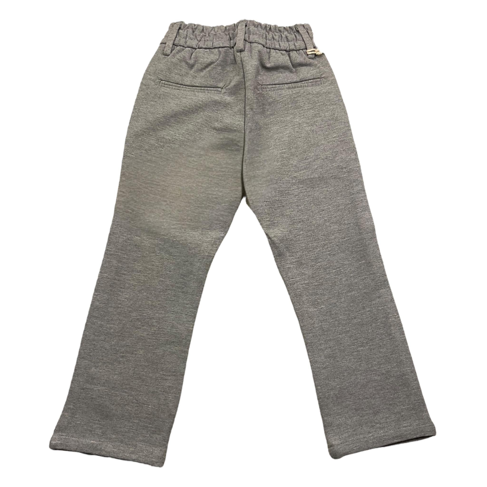NUPKEET pantalone tinta unita cn elastico in vita Grigio per Bambino 34NK561 GRIGIO NUPKEET 