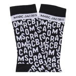 MARC JACOBS calzini tinta unita con logo Nero per Bambino W60389 NERO MARC JACOBS 