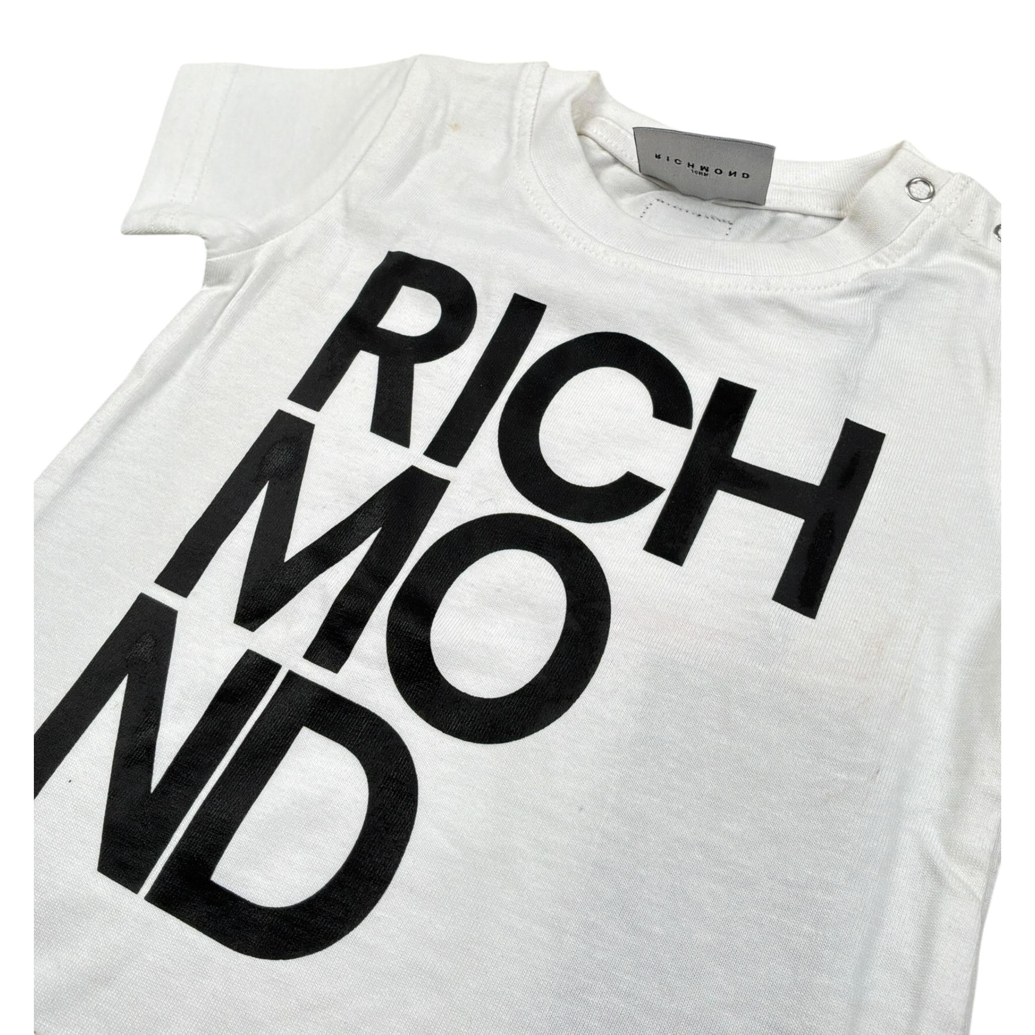 John Richmond Completo 2 Pezzi T-Shirt-Bermuda Bicolore Bianco/Nero per Neonato RIP22020TS BIANCO/NERO JOHN RICHMOND 