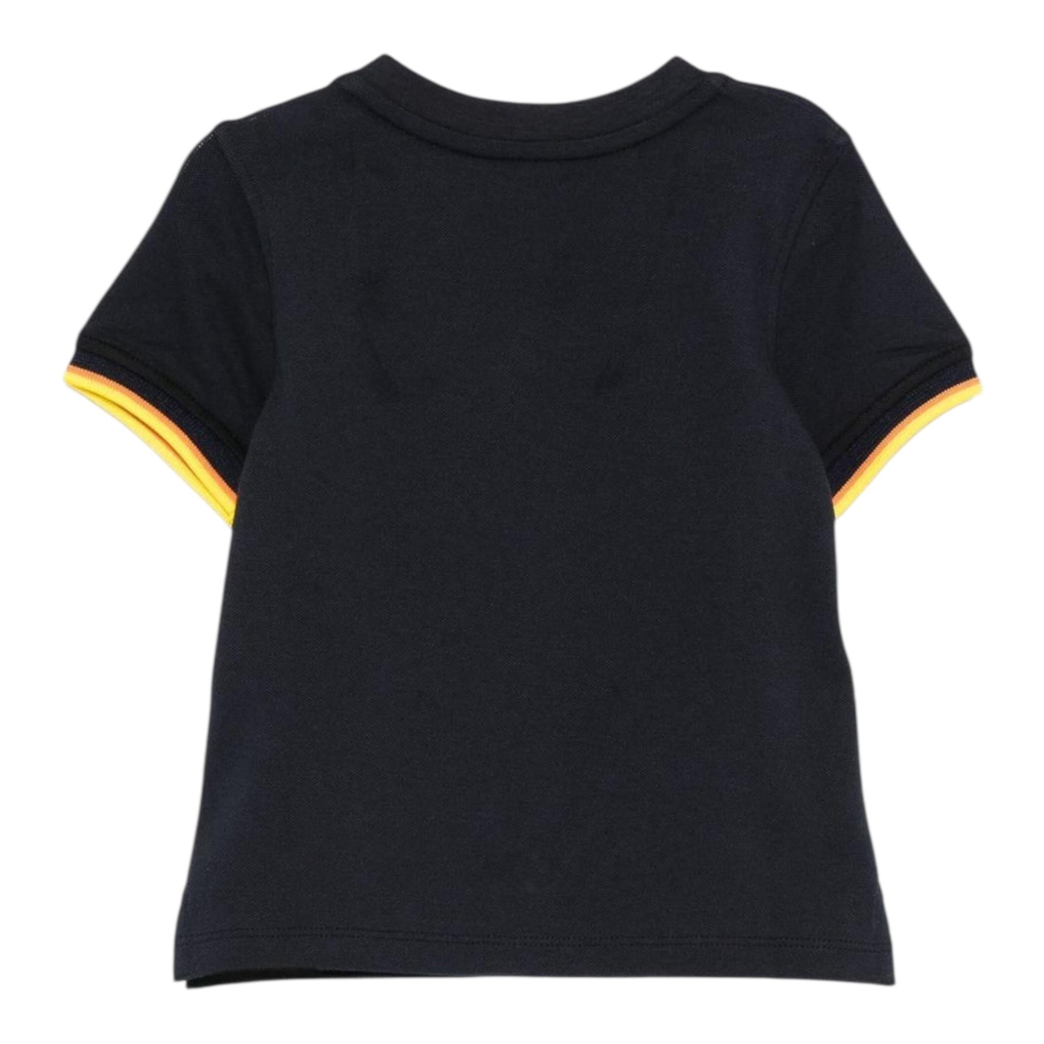 K-Way T-Shirt Girocollo Tinta Unita per Neonato K71375WXX BLU K-WAY 