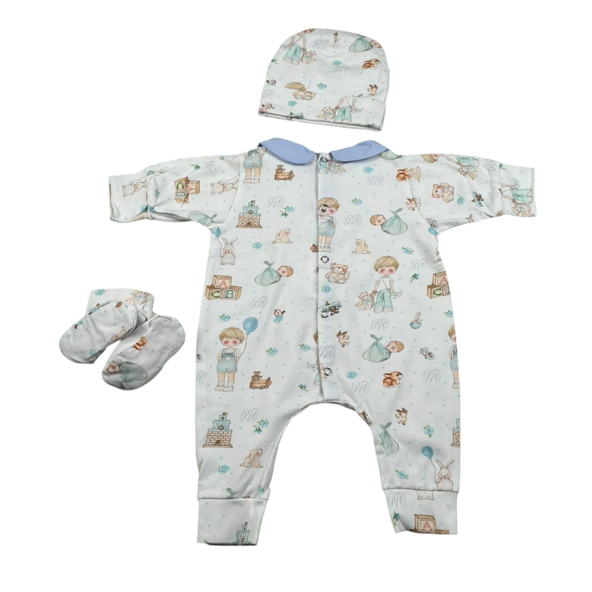 Diesel Set Tutina-Cappello-Babucce per Neonato TUTUT BIANCO DIESEL 