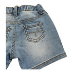 Mayoral Bermuda Tinta Unita In Denim con Elastico In Vita per Neonato 1209 BLU MAYORAL 