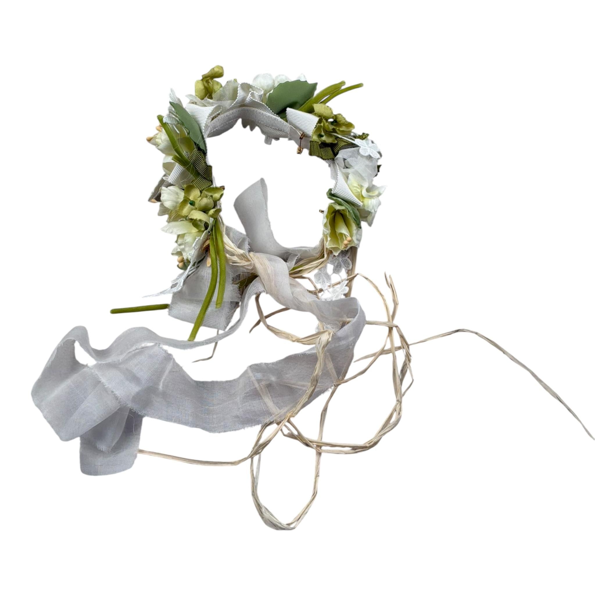 Raffaella 2 Coroncine con Applicazioni Fiori per Bambina CORONCINA MULTICOLOR RAFFAELLA 