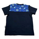 Daniele Alessandrini T-Shirt Girocollo Tinta Unita con Stampa per Neonato 1296M00036 BLU DANIELE ALESSANDRINI 