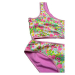 F**K Costume 2 Pezzi Monospalla-Mutadina per Bambina FJ25G1I18SX76 MULTICOLOR F**K 