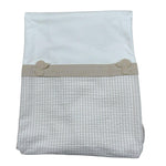 Lalalu' Coperta Tinta Unita con Stampa per Neonato COL2G BIANCO LALALU' 