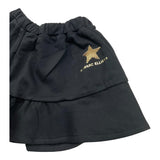 MARC ELLIS gonna tinta unita con logo Nero per Neonata JMNSK15790 NERO MARC ELLIS 