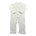 Babyvip Tutina Tinta Unita A Costine per Neonata RRHHR PANNA BABYVIP 