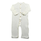 Babyvip Tutina Tinta Unita A Costine per Neonata RRHHR PANNA BABYVIP 