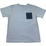 Paolo Pecora T-Shirt Girocollo Tinta Unita con Taschino per Bambino PP4364 AZZURRO PAOLO PECORA 