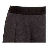 BALMAIN short tinta unita con elastico logato Nero per Bambina BV6T09 NERO BALMAIN 