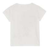 Liu Jo T-Shirt Girocollo Tinta Unita con Stampa per Neonata KA4046 BIANCO LIU JO 