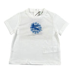 Etro T-Shirt Girocollo Tinta Unita con Stampa per Neonata GU8011X BIANCO ETRO 