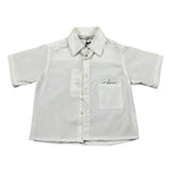 I'M Brian Camicia Mezza Manica Tinta Unita per Neonato CA2123J BIANCO I'M BRIAN 