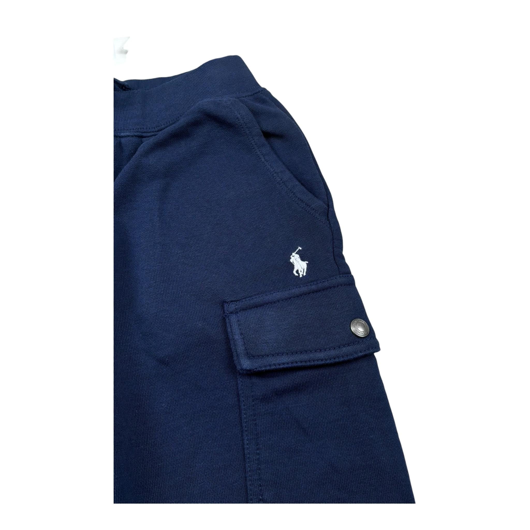 Ralph Lauren Bermuda Tuta Tinta Unita con Logo per Bambino 322958158002 BLU RALPH LAUREN 