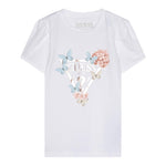 Guess T-Shirt Girocollo Tinta Unita con Logo per Neonata A5RI03K6YW4XX BIANCO GUESS 