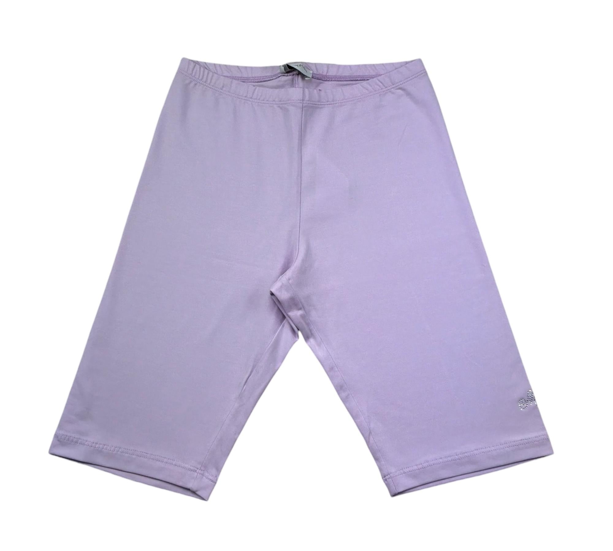 Monnalisa Leggins Ciclista Tinta Unita per Bambina 177CIC LILLA MONNALISA 