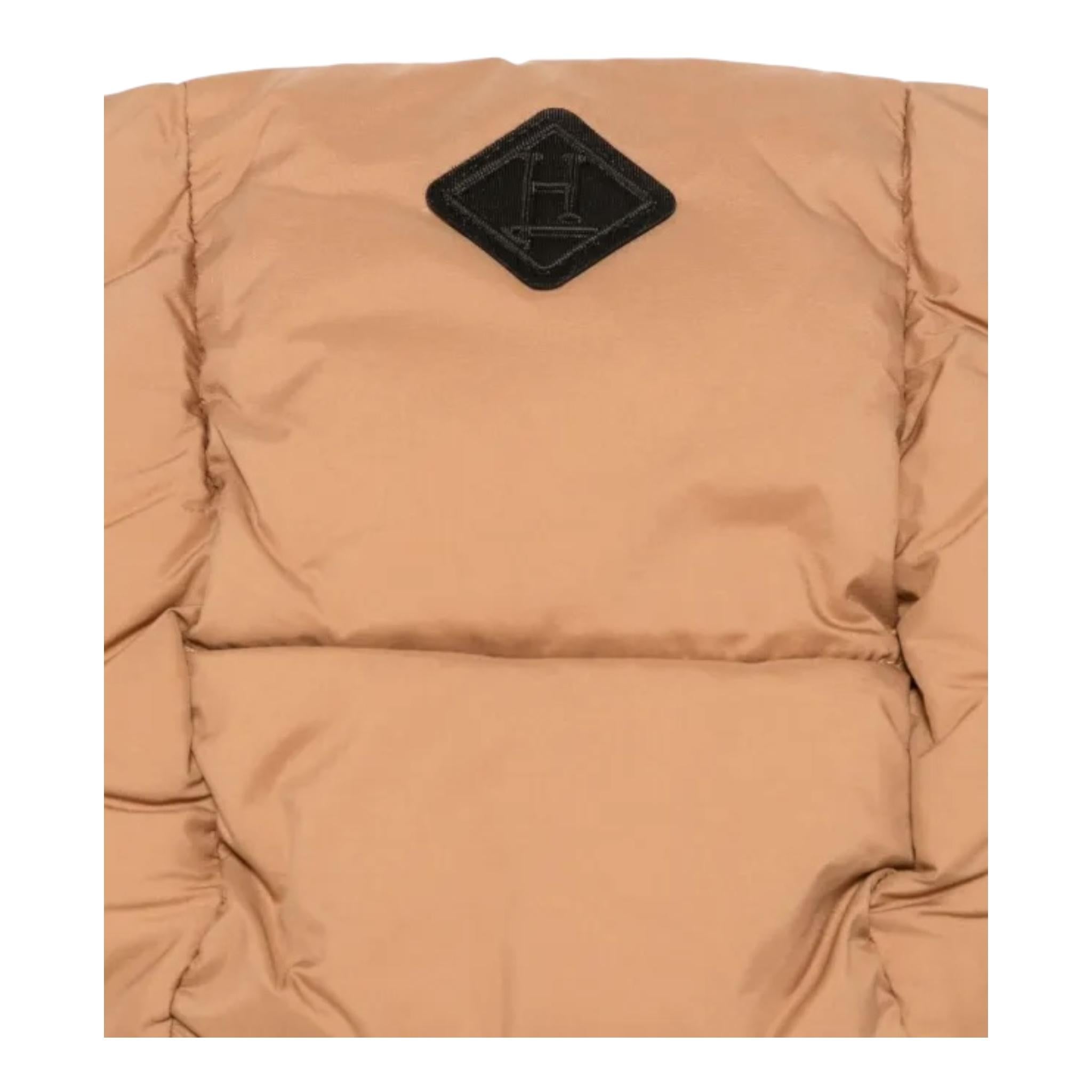 HERNO giubbino tinta unita con cappuccio Cammello per Bambino PI000025X CAMMELLO HERNO 