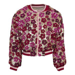 SIMONETTA giubbino felpa paillettata con zip Oro per Bambina SV2A97 ORO SIMONETTA 