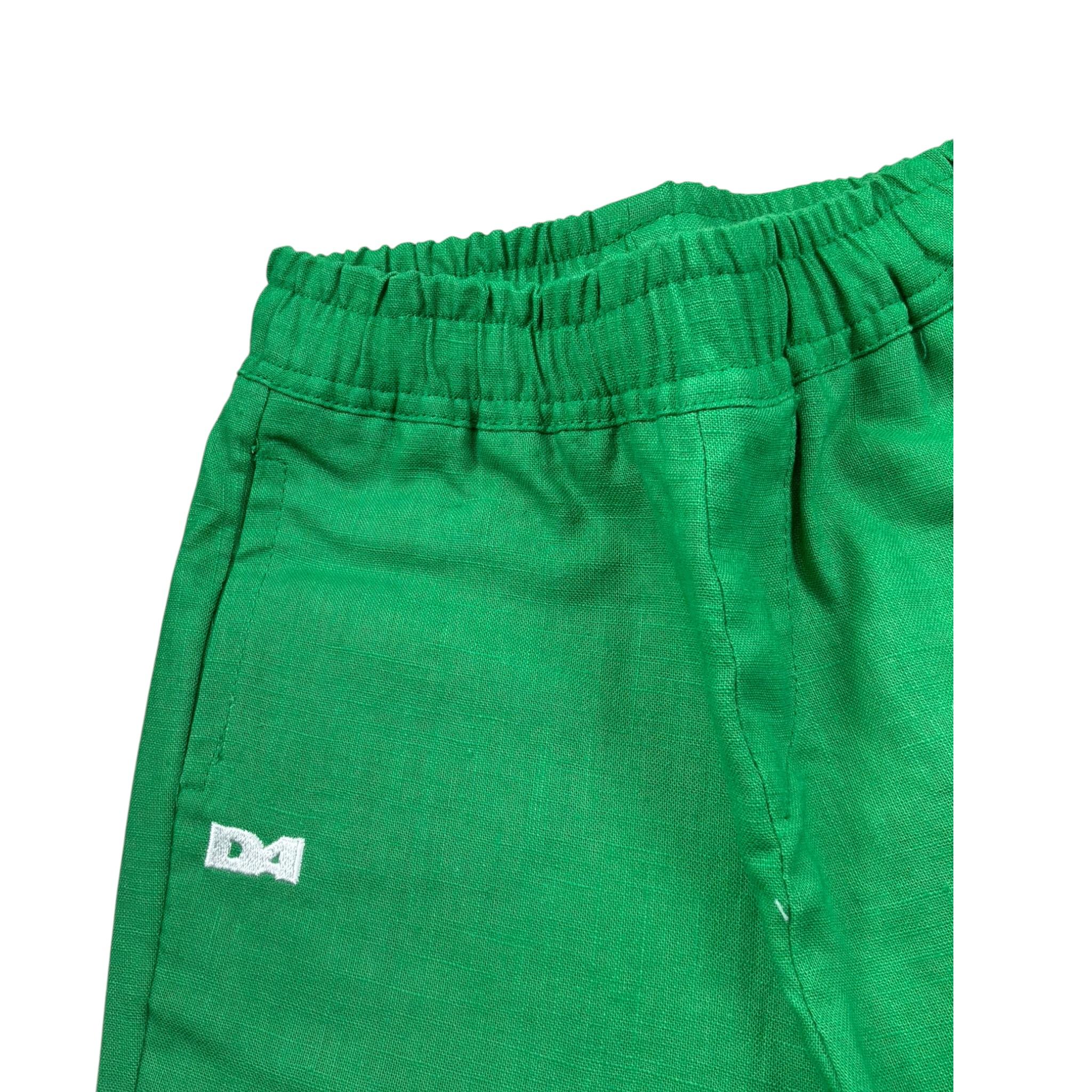 Daniele Alessandrini Bermuda Tinta Unita con Elastico In Vita per Neonato 1296S00225XX VERDE DANIELE ALESSANDRINI 