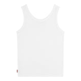 Levi'S Canotta Tinta Unita con Logo per Bambina 4EK116 BIANCO LEVI'S 