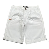 Daniele Alessandrini Bermuda tinta unita con Girovita Regolabile Bianco per Bambino 1236P1156 BIANCO DANIELE ALESSANDRINI 