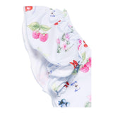 Monnalisa Costume Intero Tinta Unita con Stampa per Bambina 19E074 BIANCO MONNALISA 