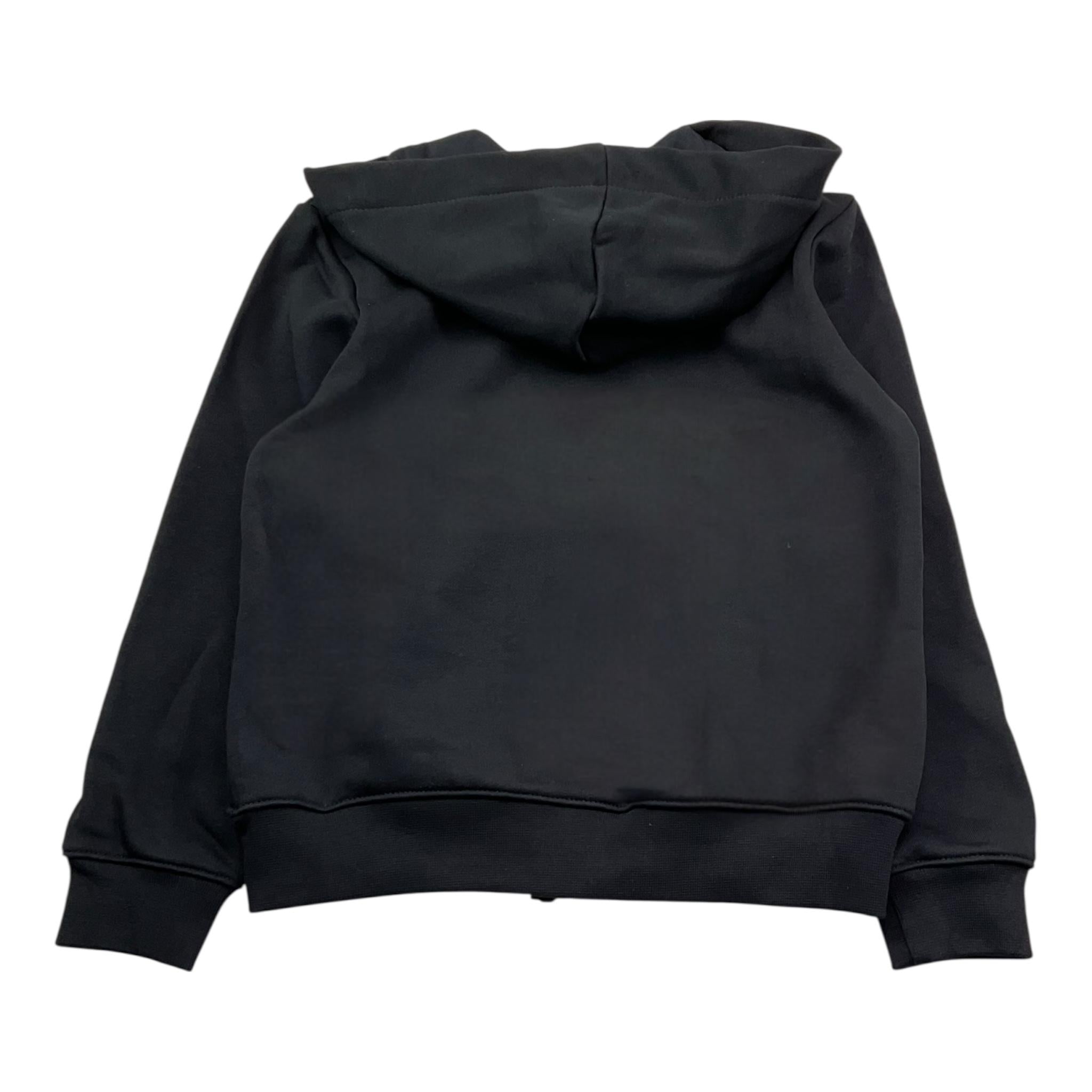 Icon Felpa Tinta Unita con Zip Cappuccio E Stampa per Bambino IBSW00593 NERO ICON 