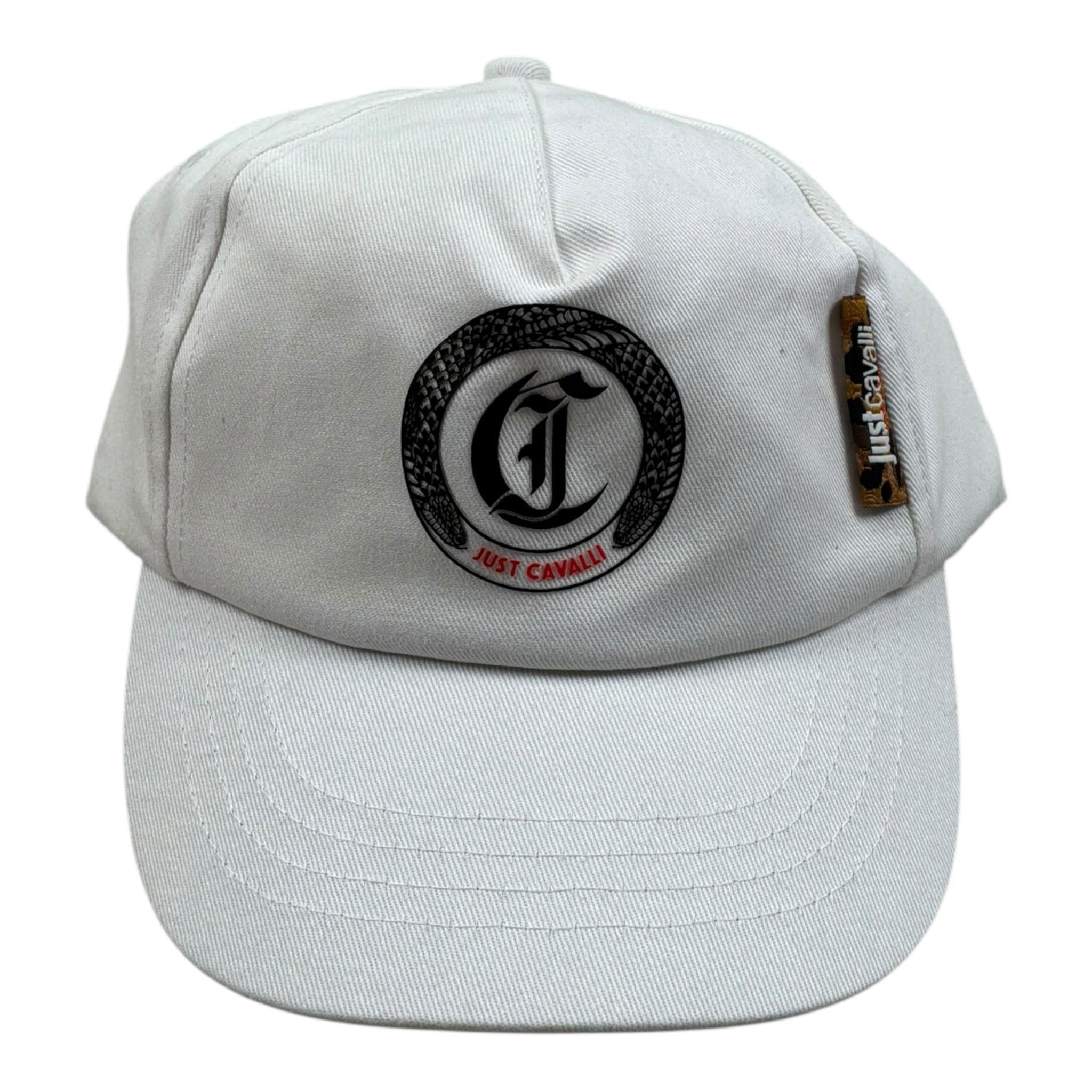 Just Cavalli Cappello Berretto Tinta Unita con Logo per Neonato JIP26060BT BIANCO JUST CAVALLI 