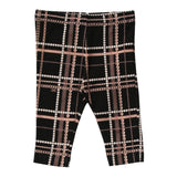 ELISABETTA FRANCHI leggins tinta unita con stampa Nero per Neonata EGPA35 NERO ELISABETTA FRANCHI 