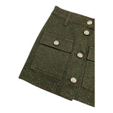 JOHN RICHMOND gonna in denim tinta unita brillantinata Verde per Bambina RGA2514GO VERDE JOHN RICHMOND 