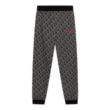 GUESS pantalone tuta stampa fantasia logo Nero per Bambina J4YQ11KA6R4 NERO GUESS 