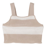 Max&Co. Top Giromanica Fantasia A Righe per Bambina MX01822X BIANCO/BEIGE MAX&Co. 