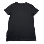 JOHN RICHMOND t-shirt girocollo tinta unita con stampa in contrasto Nero per Bambina RGA25009TS NERO JOHN RICHMOND 