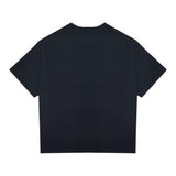 Emporio Armani T-Shirt Girocollo Tinta Unita con Logo per Bambina 3D4TJ6 BLU EMPORIO ARMANI 