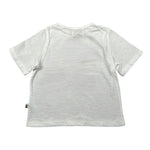 Petit Indi T-Shirt Girocollo Tinta Unita per Neonato SS25BK7617N BIANCO PETIT INDI 