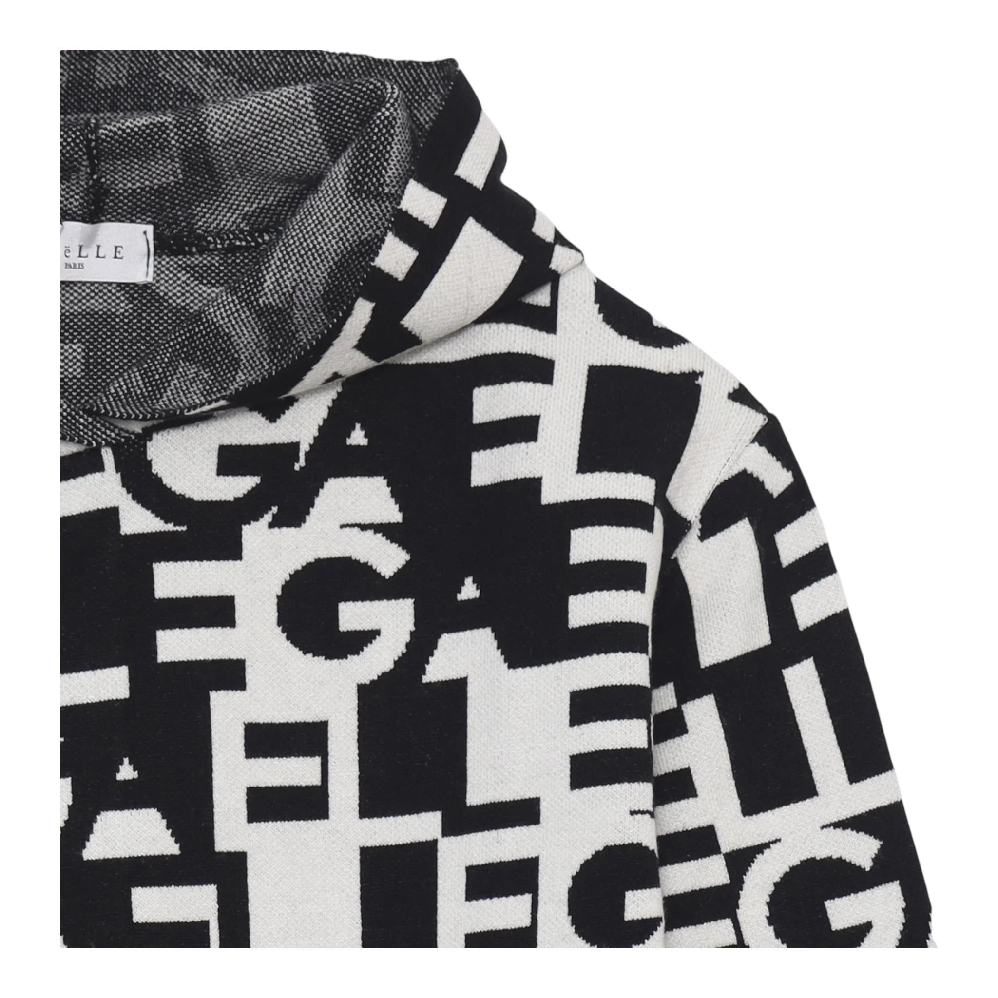 GAELLE abito tinta unita logato con cappuccio Nero per Bambina 2741VW00420 NERO GAELLE 