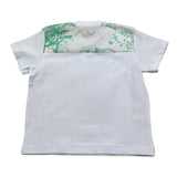 Daniele Alessandrini T-Shirt Tinta Unita con Stampa per Neonato 1296M00223 BIANCO/VERDE DANIELE ALESSANDRINI 