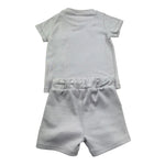 John Richmond Completo 2 Pezzi Canotta-Bermuda Tinta Unita per Neonato RIP26006CJ GRIGIO JOHN RICHMOND 