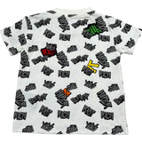 John Richmond T-Shirt Girocollo Tinta Unita con Stampe per Neonato RIP26114TS BIANCO JOHN RICHMOND 